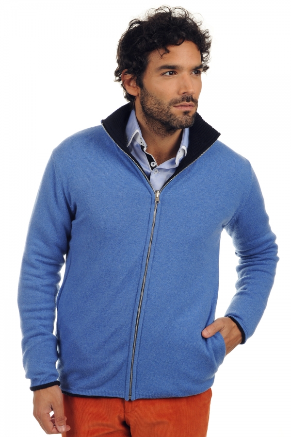 Cashmere & Yak yak vicuna yak for men vincent midnight blue blue chine xs